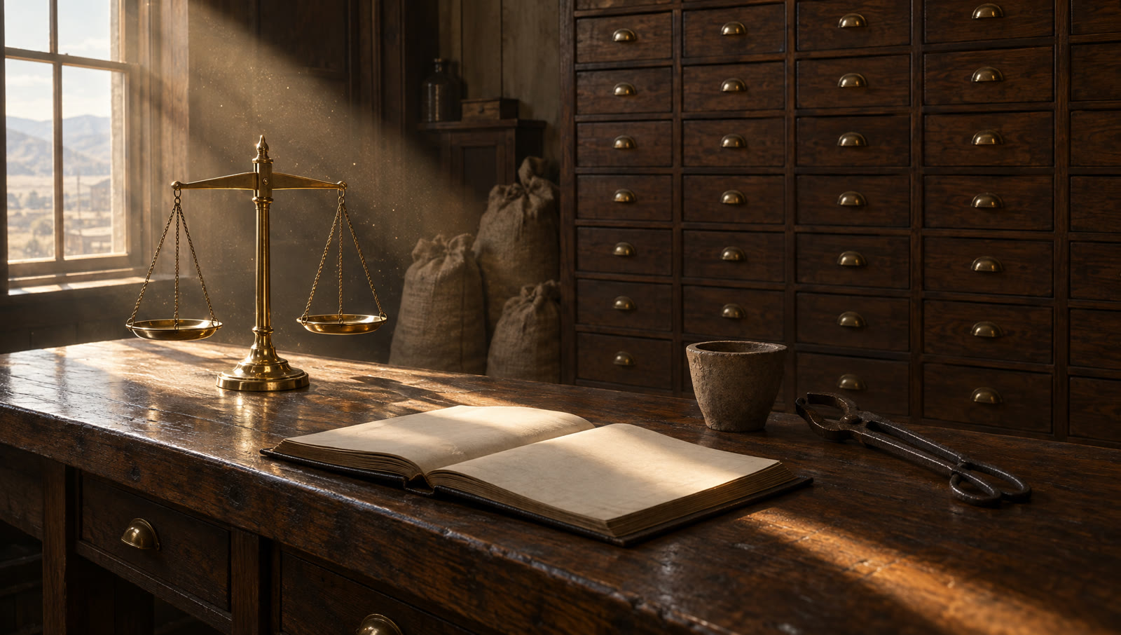 The assay office interior