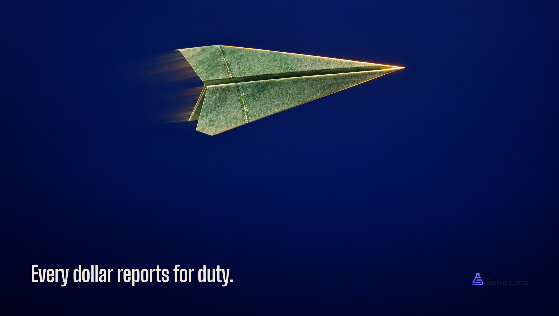 Key art: Every dollar reports for duty.